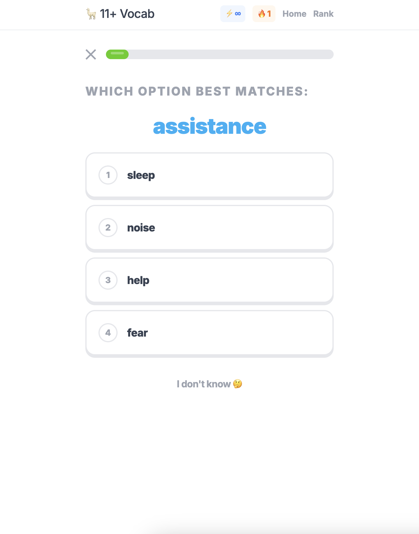 Question UI